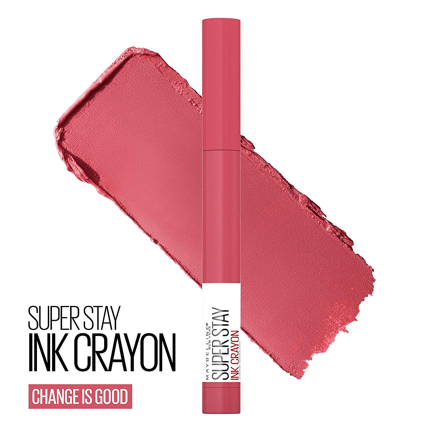 Maybelline Super Stay Ink Crayon Lipstick Makeup, Precision Tip Matte Lip Crayon with Built-in Sharpener, Longwear Up To 8Hrs, Achieve It All, Brown Nude, 1 Count - Image 3